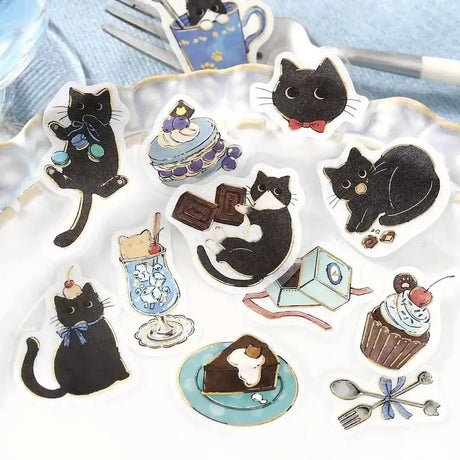 Flake stickers - Welcome Meow! - Kuroneko - 2 - BGM - Tidformera