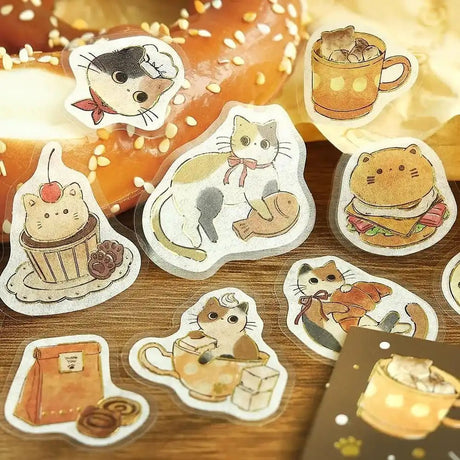 Flake stickers - Welcome Meow! - Mikecat - 4 - BGM - Tidformera