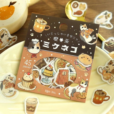 Flake stickers - Welcome Meow! - Mikecat - 2 - BGM - Tidformera