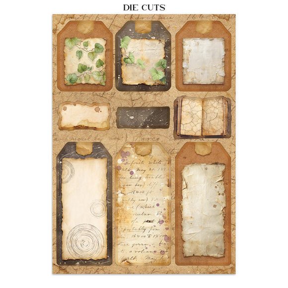 Focus points - Junk Journal - All Around - 28 - Stamperia - Tidformera