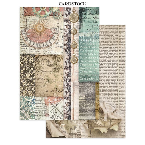 Focus points - Junk Journal - Gardens of time - 3 - Stamperia - Tidformera