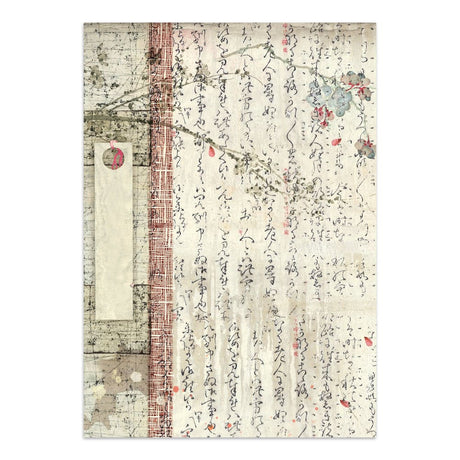 Focus points - Junk Journal - Oriental garden - 19 - Stamperia - Tidformera