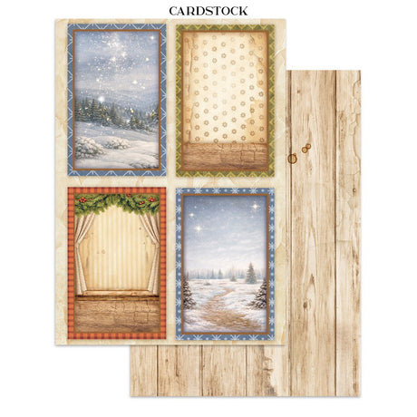 Focus points - Junk Journal - Silent Night - 3 - Stamperia - Tidformera