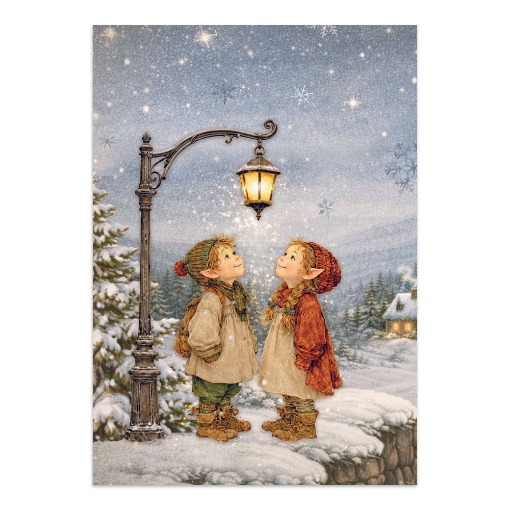 Focus points - Junk Journal - Silent Night - 19 - Stamperia - Tidformera