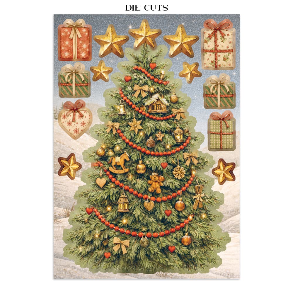 Focus points - Junk Journal - Silent Night - 26 - Stamperia - Tidformera