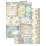 Focus points - Junk Journal - White Christmas - 7 - Stamperia - Tidformera