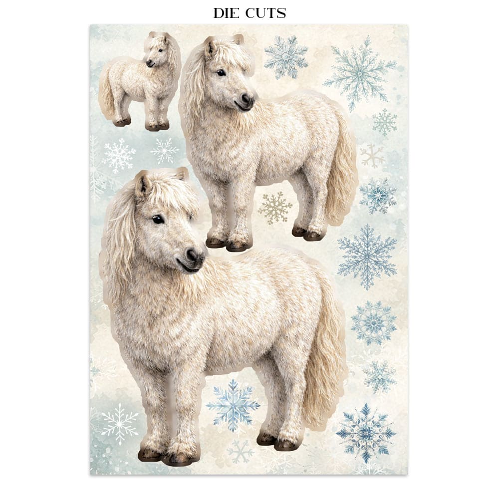 Focus points - Junk Journal - White Christmas - 13 - Stamperia - Tidformera