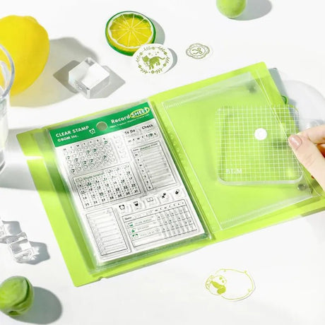 Förvaringsmapp BGM Clear stamps - Melon - 3 - BGM - Tidformera