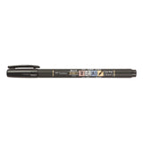 Fudenosuke Brush pen Svart - Soft tip - 3 - Tombow - Tidformera
