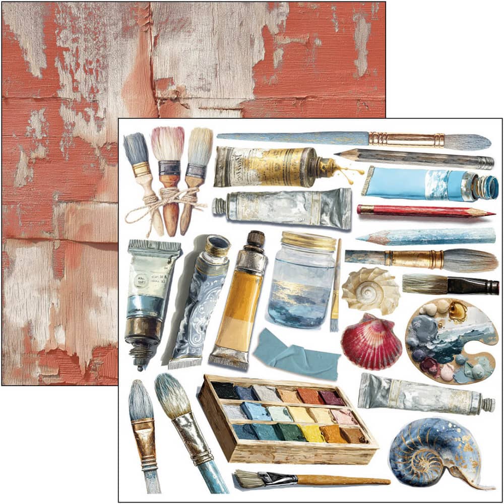 Fussy Cut Pad 24 - pack - An artist journey - 7 - Ciao Bella - Tidformera