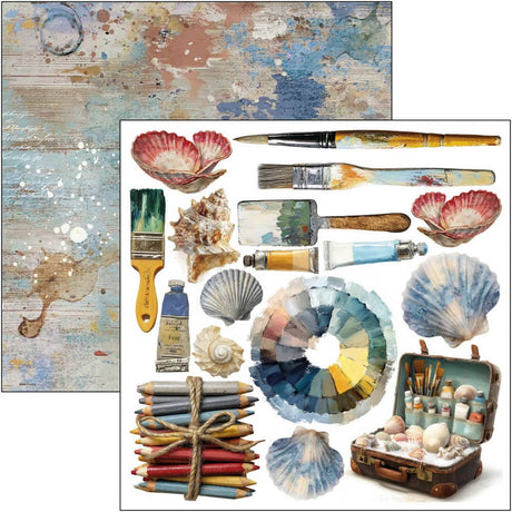 Fussy Cut Pad 24 - pack - An artist journey - 8 - Ciao Bella - Tidformera