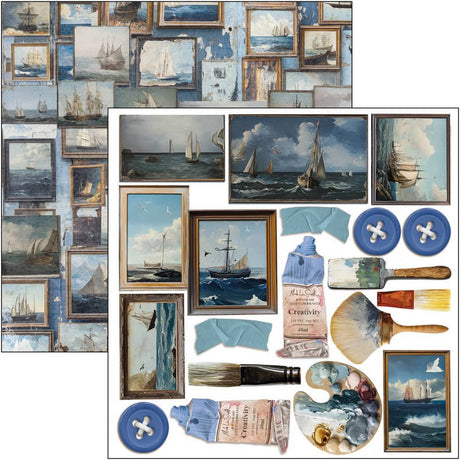 Fussy Cut Pad 24 - pack - An artist journey - 5 - Ciao Bella - Tidformera