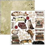 Fussy Cut Pad 24 - pack - Book Lovers - 2 - Ciao Bella - Tidformera