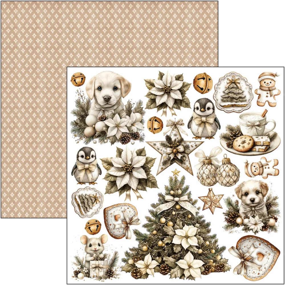 Fussy Cut Pad 24 - pack - Winter season - 6 - Ciao Bella - Tidformera