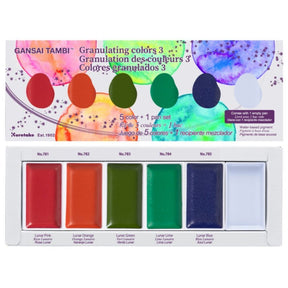 GANSAI TAMBI - Granulating colors 3 - 1 - ZIG Kuretake - Tidformera