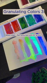 GANSAI TAMBI - Granulating colors 3 - 9 - ZIG Kuretake - Tidformera