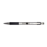 Gel Pen G301 - 0,7 - Black från Zebra. En silverfärgad penna med metallkropp och svarta detaljer. - Tidformera