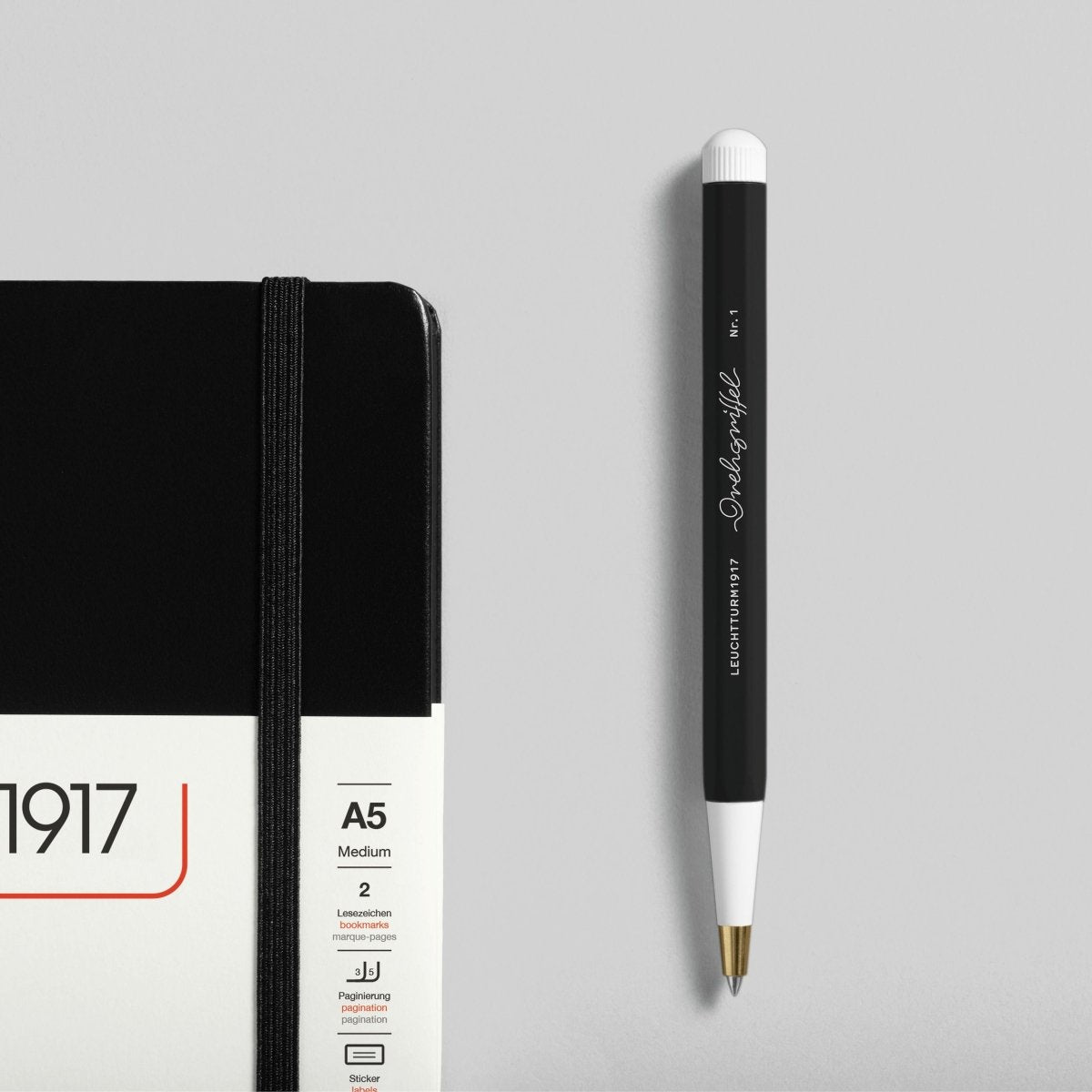 Gelpenna Drehgriffel - Black - 3 - Leuchtturm1917 - Tidformera