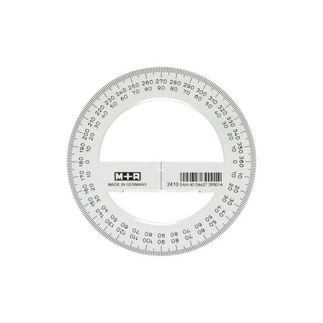 Gradskiva 360 grader 10 cm från M+R. Rund gradskiva i plast. Har gradering till 360 grader. - Tidformera