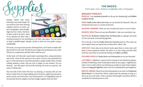 Hand Lettering - An Interactive Guide to the art of Drawing Letters - 4 - Peter Pauper Press - Tidformera
