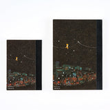 Hiroko Kubota: Hobonichi Graph Notebook (A5) - Another night of falling star sparklers - 2027 - 3 - Hobonichi Techo - Tidformera