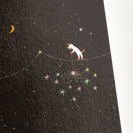 Hiroko Kubota: Hobonichi Graph Notebook (A6) - Another night of falling star sparklers - 2027 - 2 - Hobonichi Techo - Tidformera