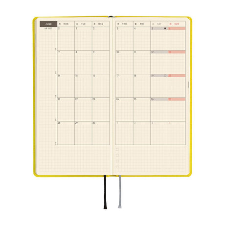 Hobonichi - Weeks Colors: Canaria Yellow - 2027 - 5 - Hobonichi Techo - Tidformera