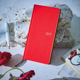 Poppy Red Hoboichi Weeks kalender 2027 - Tidformera