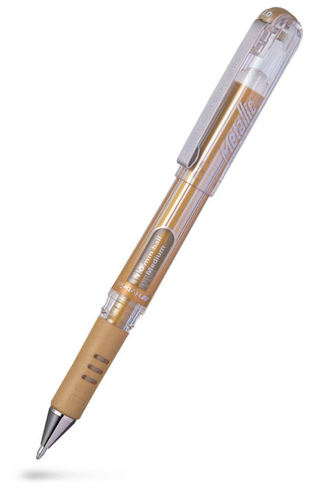 Hybrid Gel grip DX Rollerballpenna - Gold - 1 - Pentel - Tidformera