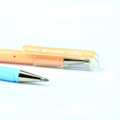Hybrid Milky Pastel - White - 3 - Pentel - Tidformera