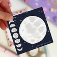 Illustrated Notepad - Moon Phases - 1 - My Sweet Paper Card - Tidformera