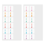 Index Chiratto Stickers - Chiratto Number Color - 2 - Midori - Tidformera