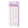 Index Chiratto Stickers - Chiratto Number Gold - 1 - Midori - Tidformera