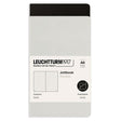 Ett svart och ett grått skrivhäfte - Jottbook Double Skrivhäften Dotted 2-pack A6 Light grey/Black från Leuchtturm1917