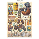 Junk Journal - A New Beginning - 6 - Stamperia - Tidformera