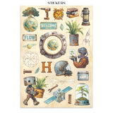Junk Journal - A New Beginning - 19 - Stamperia - Tidformera