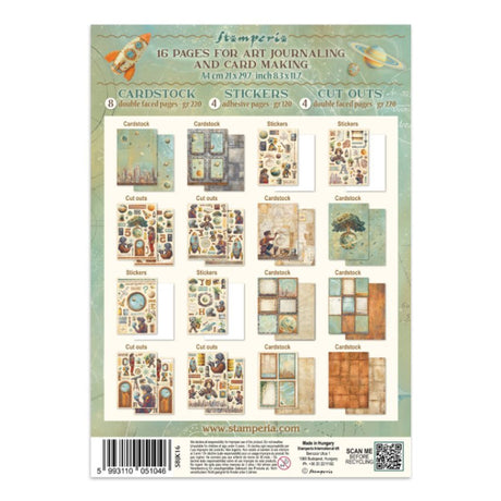 Junk Journal - A New Beginning - 20 - Stamperia - Tidformera