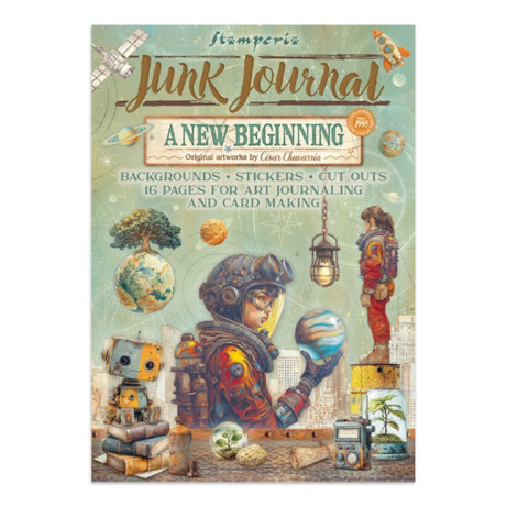Junk Journal - A New Beginning - 1 - Stamperia - Tidformera