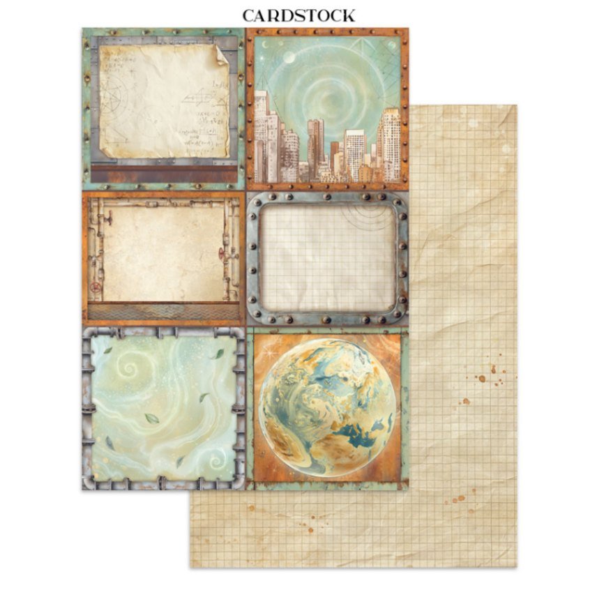 Junk Journal - A New Beginning - 5 - Stamperia - Tidformera