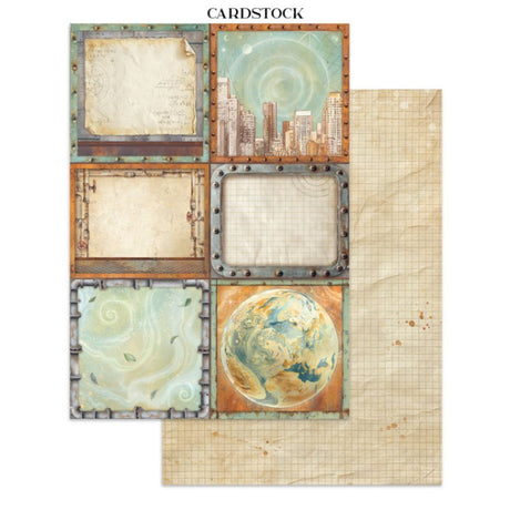 Junk Journal - A New Beginning - 5 - Stamperia - Tidformera