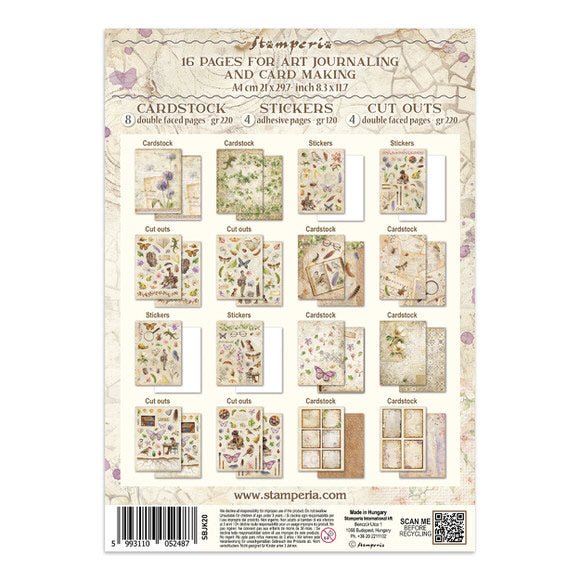 Junk Journal - All around - 36 - Stamperia - Tidformera