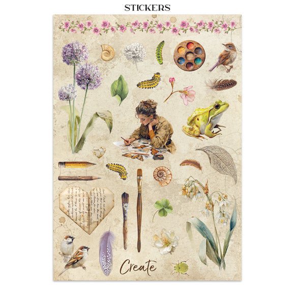 Junk Journal - All around - 10 - Stamperia - Tidformera