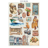 Junk Journal - Art of Travelling - 6 - Stamperia - Tidformera
