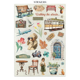 Junk Journal - Art of Travelling - 16 - Stamperia - Tidformera