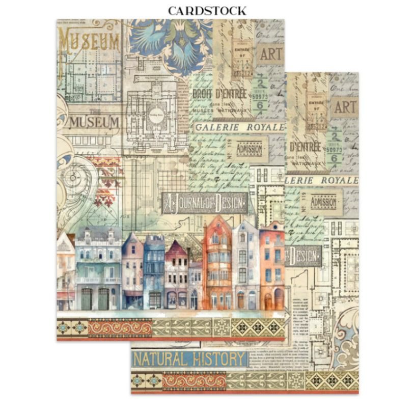 Junk Journal - Art of Travelling - 11 - Stamperia - Tidformera