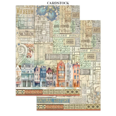 Junk Journal - Art of Travelling - 11 - Stamperia - Tidformera