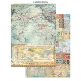 Junk Journal - Art of Travelling - 3 - Stamperia - Tidformera