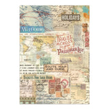 Junk Journal - Art of Travelling - 10 - Stamperia - Tidformera