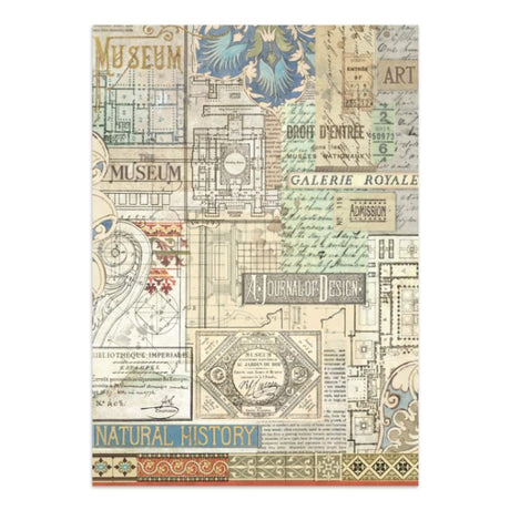 Junk Journal - Art of Travelling - 12 - Stamperia - Tidformera