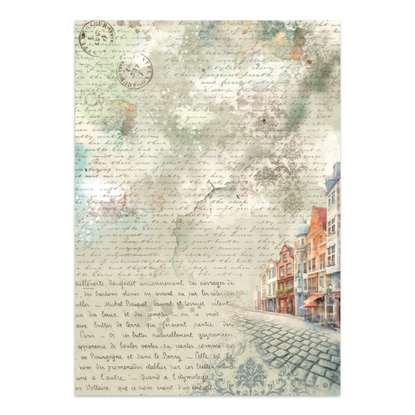 Junk Journal - Art of Travelling - 14 - Stamperia - Tidformera
